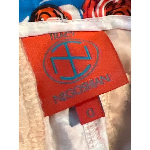 Tracy Negoshian Penny Womens Abstract Print Shorts Size 0 Multicolor - Picture 7 of 8